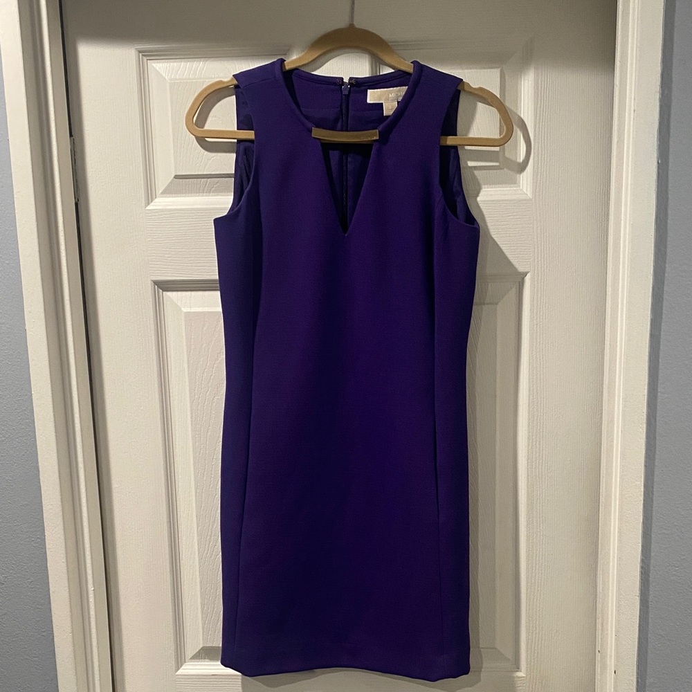 Michael Kors Deep Purple Mini Dress